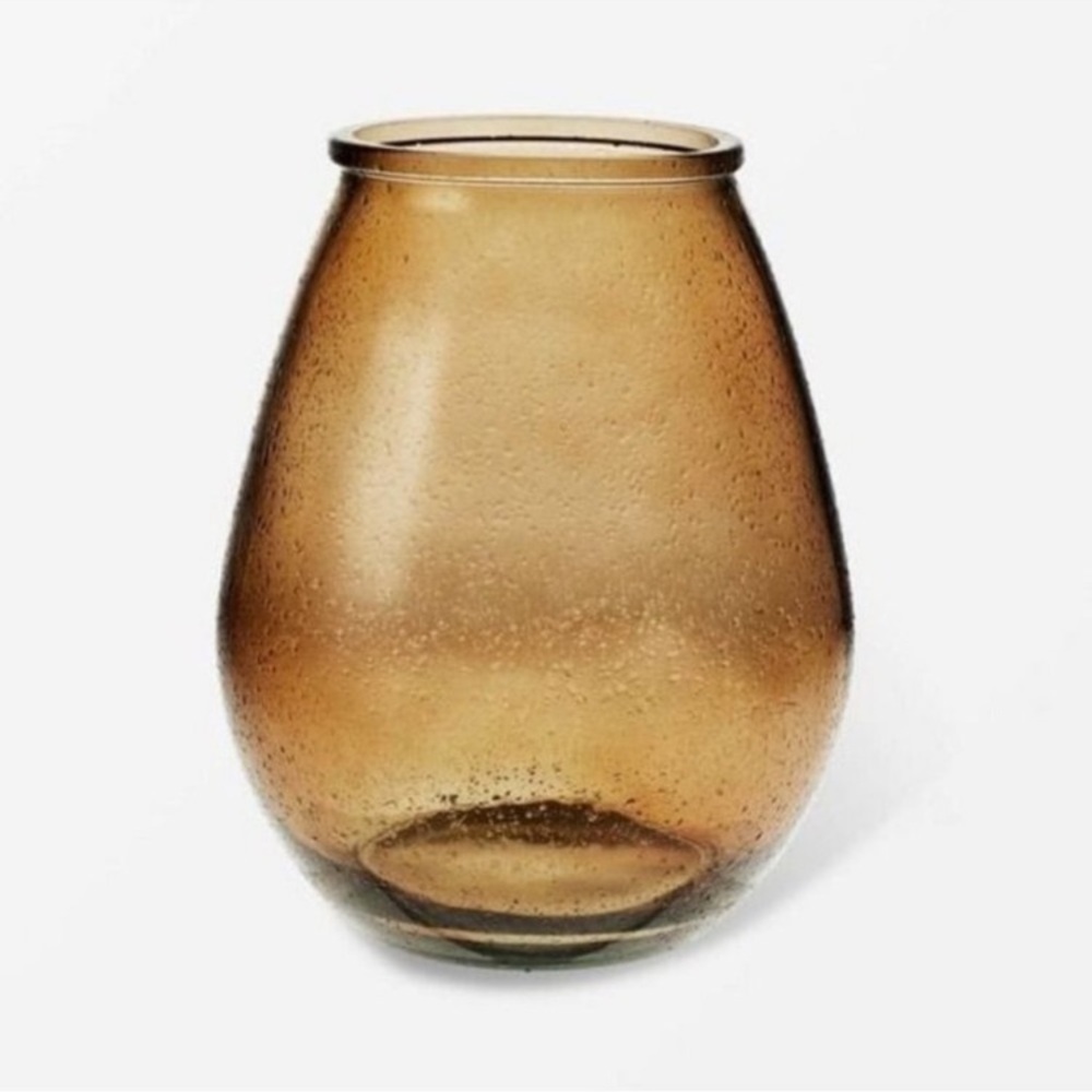 NEW Threshold Studio McGee 9" Amber
Round Recycled Glass Vase